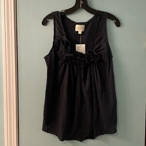 Deletta sleeveless top with roses purchased from Anthropologie